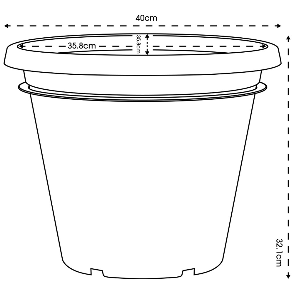 Clever Pots Grey Potato and Root Vegetable Growing Pot 15L Image 8