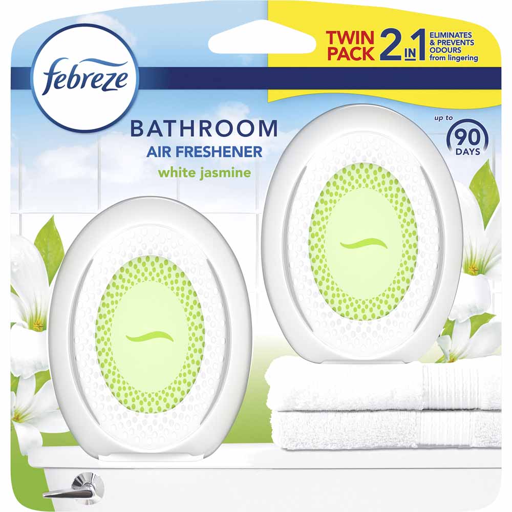 Febreze Bathroom White Jasmine 2ct Image 1