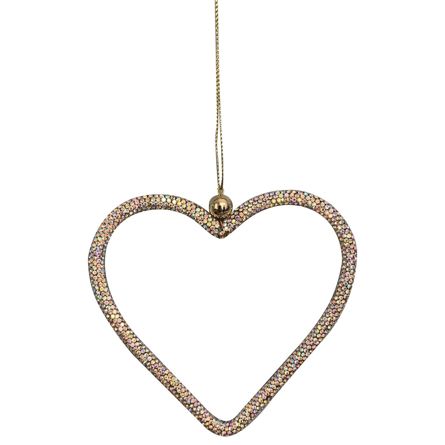 Iridescent Heart Decoration Image