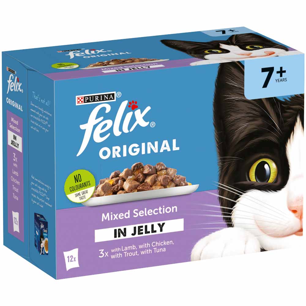 Felix 7+ Mixed Selection Cat Food 12 x 100g   Image 3
