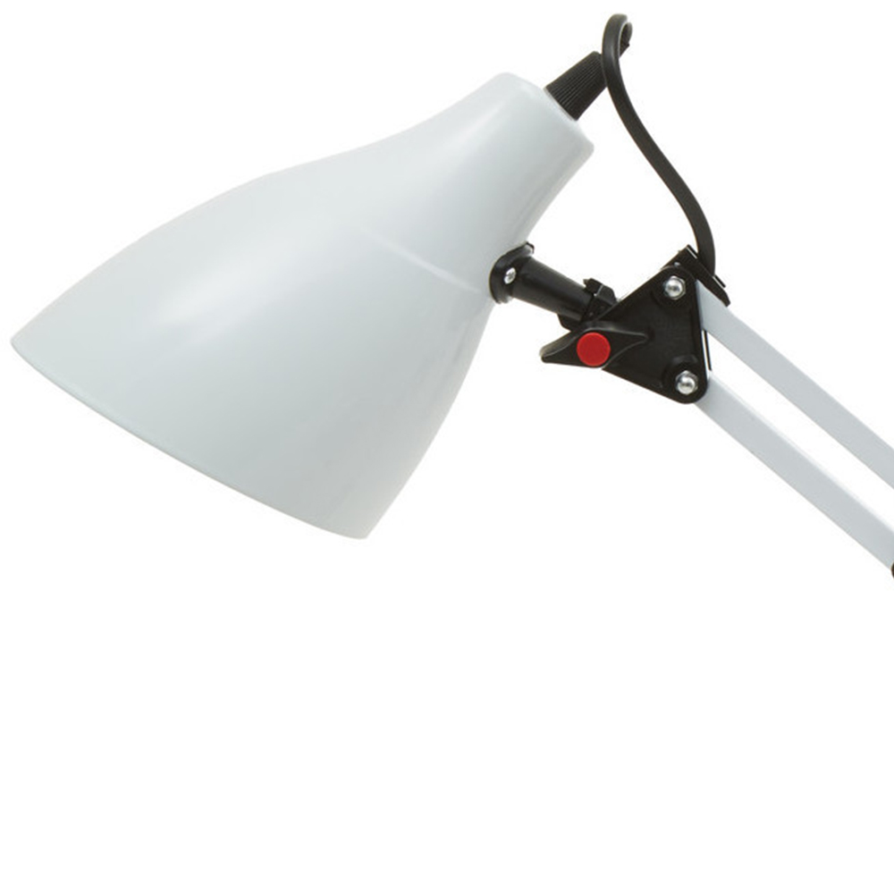 Premier Housewares Finley White Desk Lamp Image 3