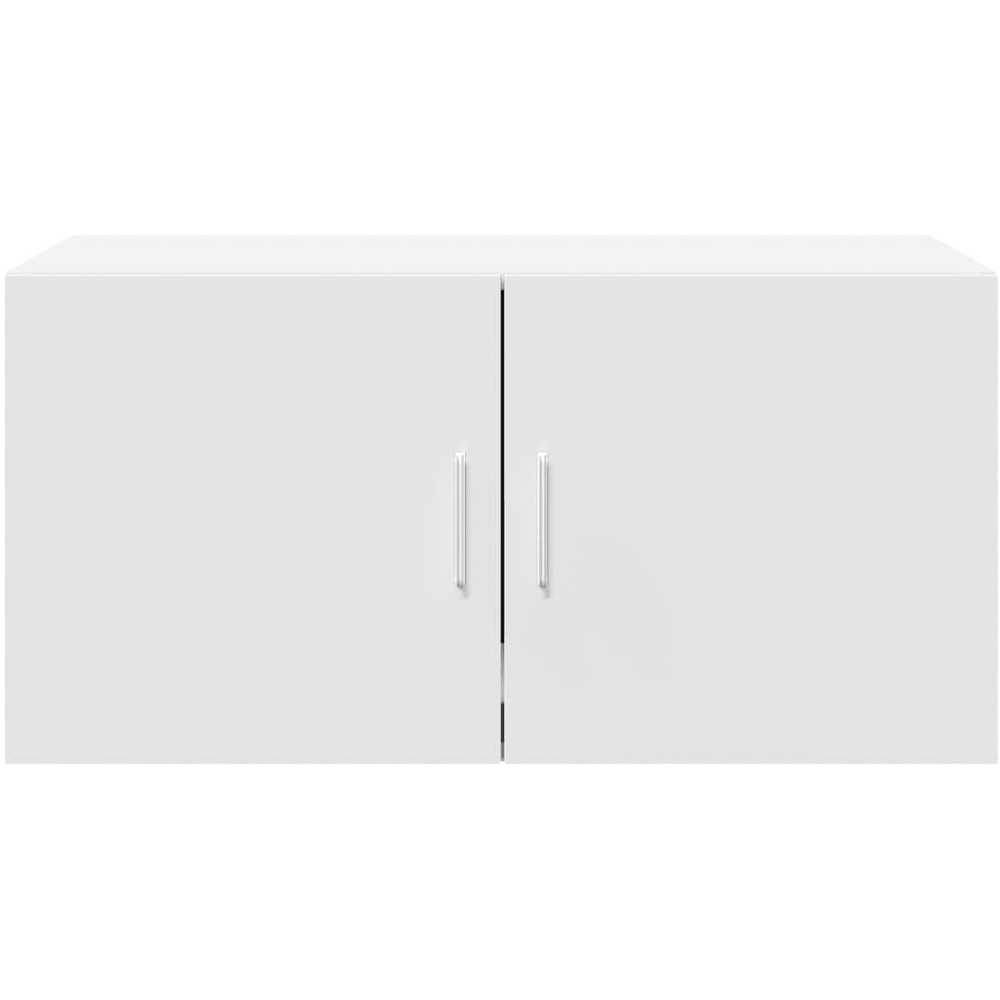 vidaXL 2 Door White Wall Mounted Cabinet Image 4