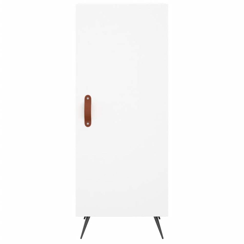 vidaXL 2 Door White Highboard Image 6