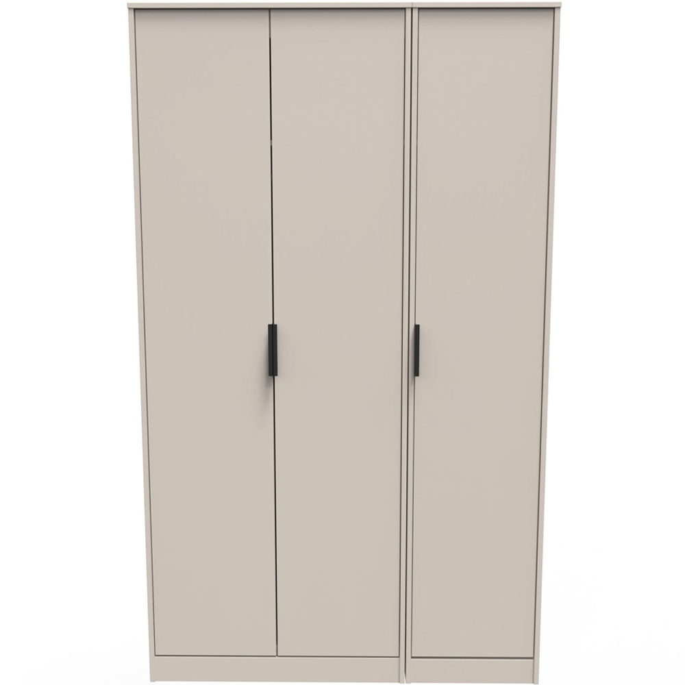 Crowndale Hong Kong Ready Assembled 3 Door Tall Kashmir Ash Wardrobe Image 3