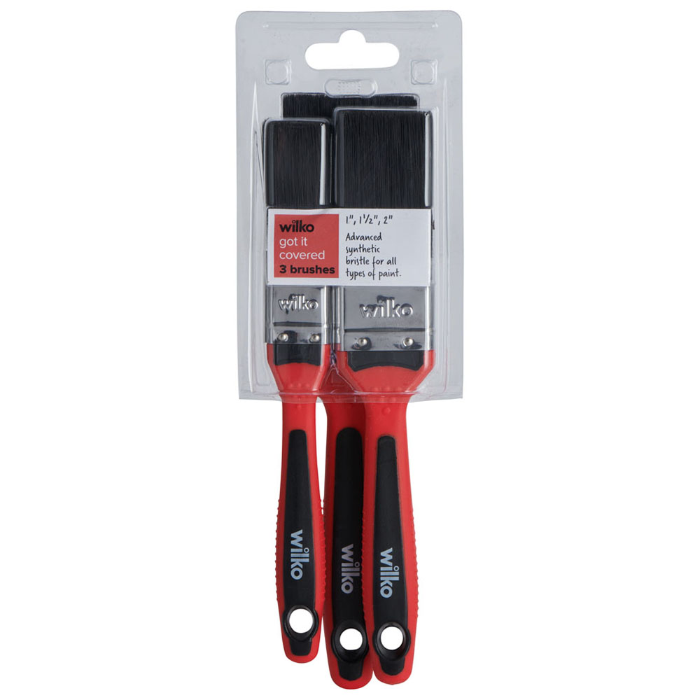 Wilko Brush Set 3 Pack Wilko