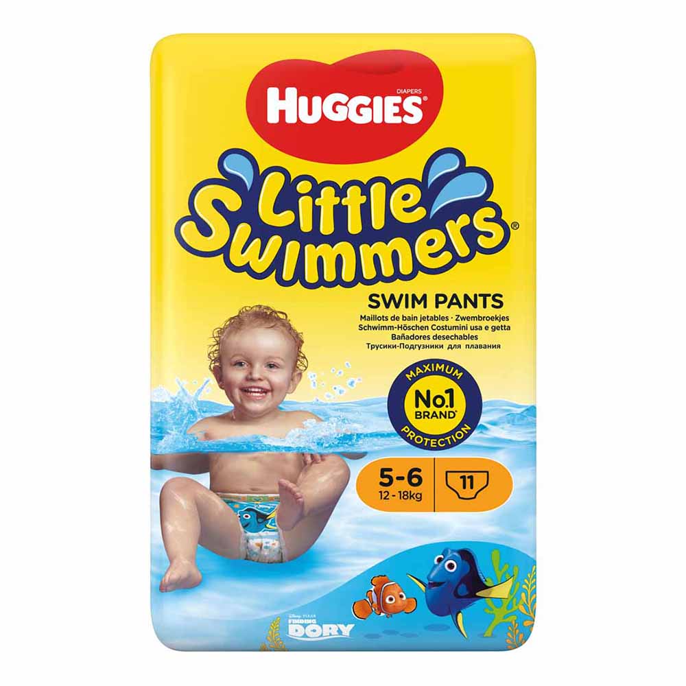 Huggies Little Swimmers Swim Pants Size 5 to 6 Case of 3 Image 2