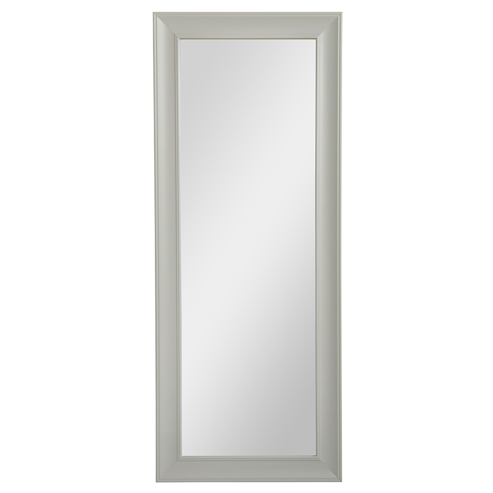 Wilko Grey Full Length Groove Mirror 134 x 43cm Wilko