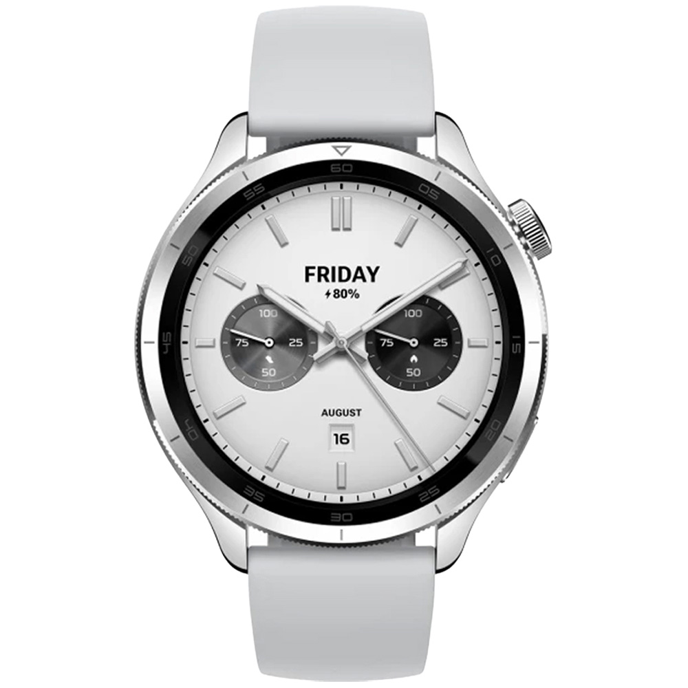 Xiaomi Watch S4 Silver Bezel Accessory Image 1