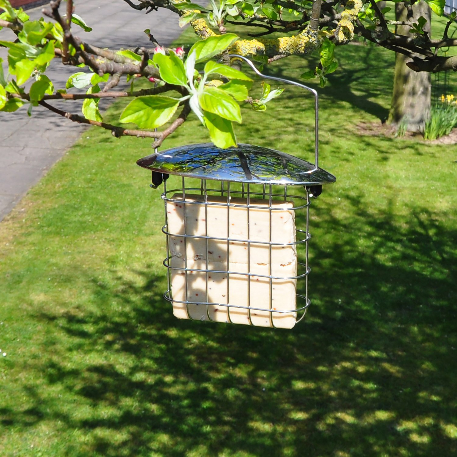 Silver Deluxe Suet Block Feeder Image 2