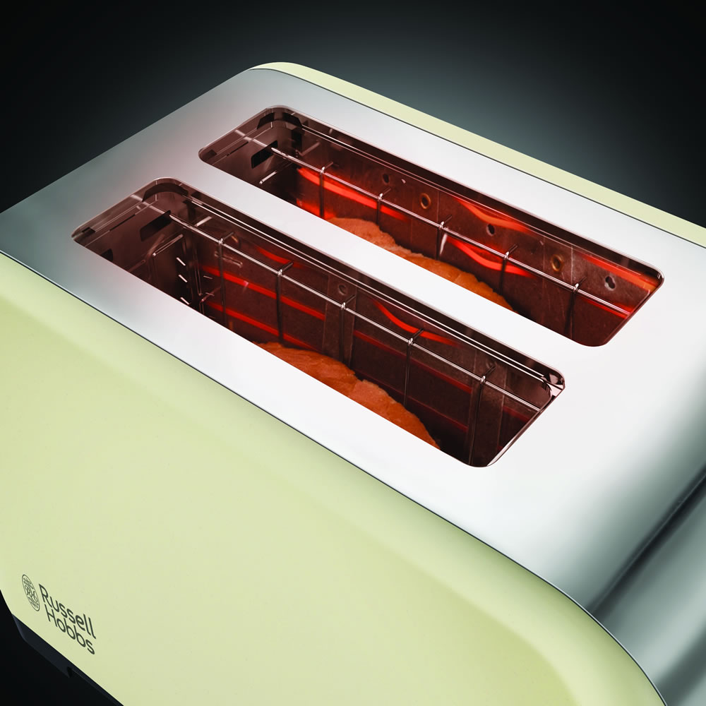 Russell Hobbs Cream 2 Slice Toaster Wilko