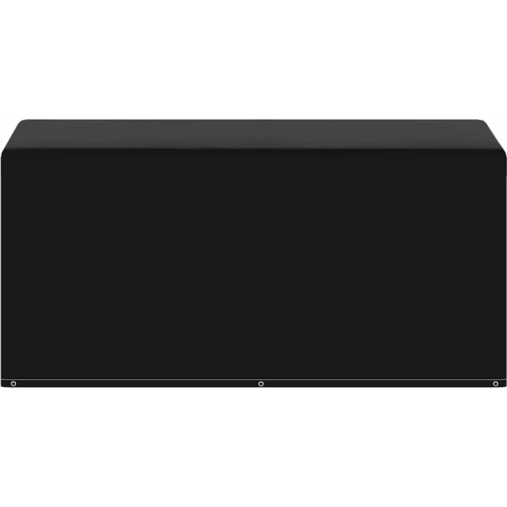 Walplus Black Polyethylene Garden Furniture Cover 160 x 80 x 75cm Image 2