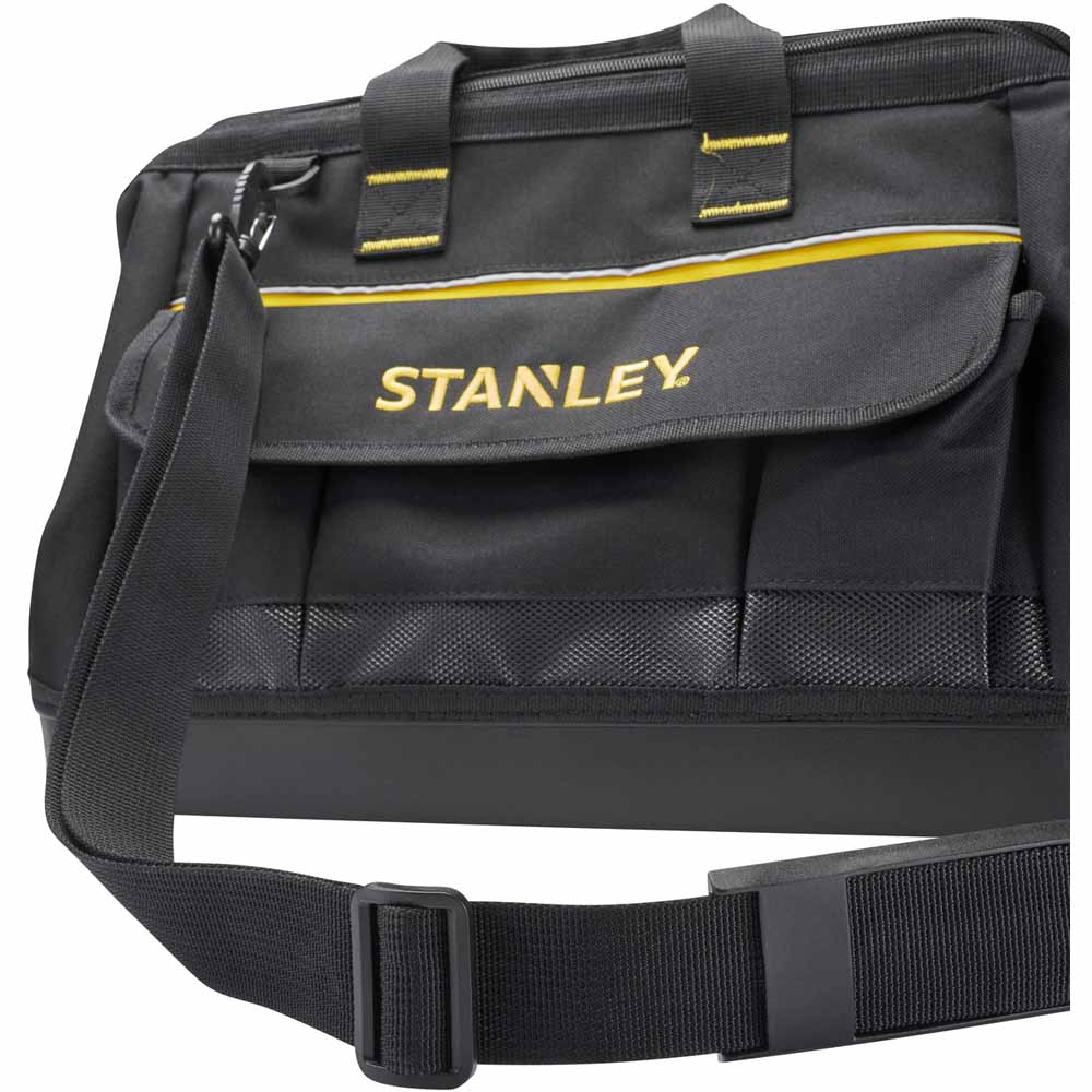 Stanley Open Mouth Tool Bag 16in with Shoulder Strap Image 4