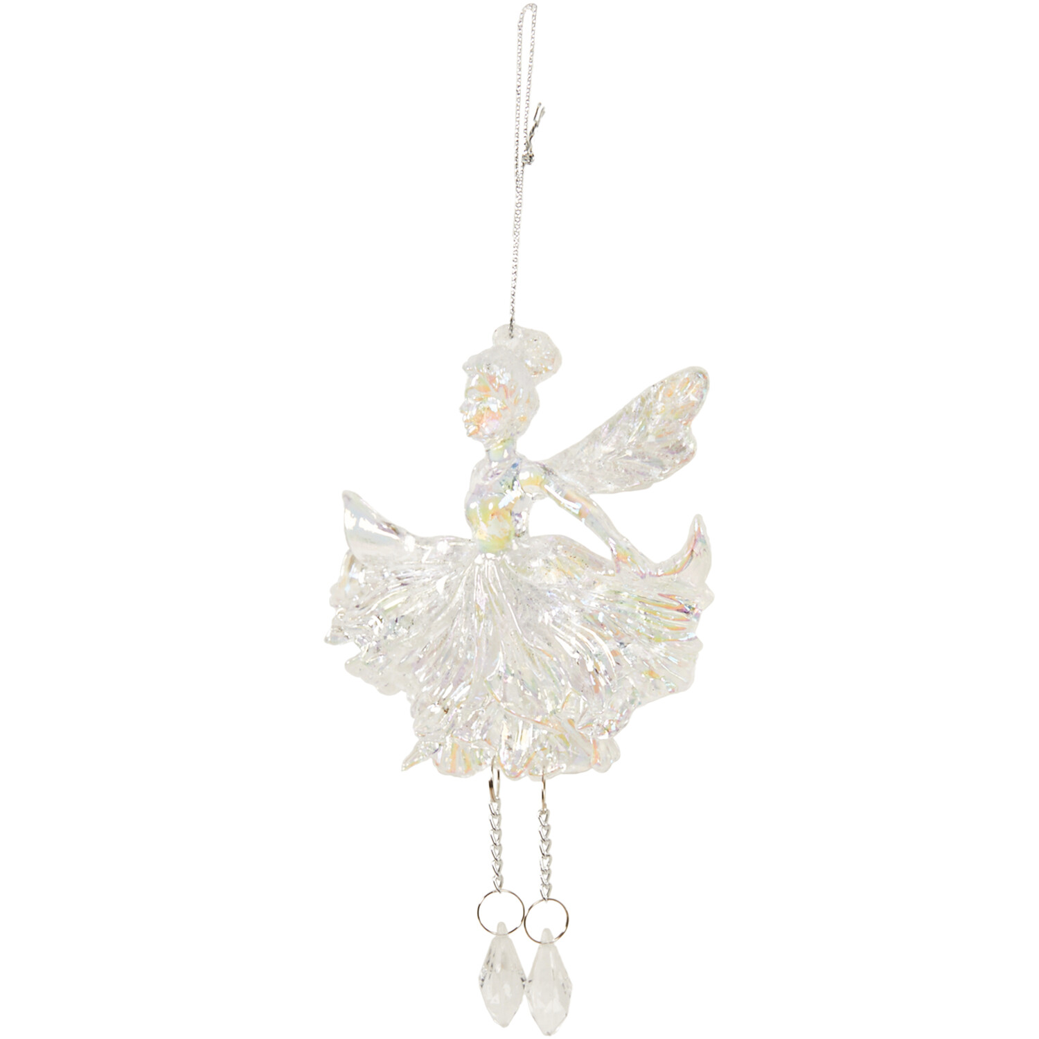 Frosted White Glitter Fairy - White Image 3