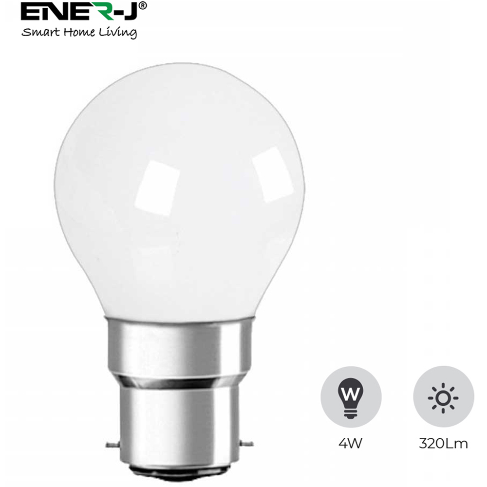 Ener-J 4W LED B22 3000K Golf Lamp 10 Pack Image 3