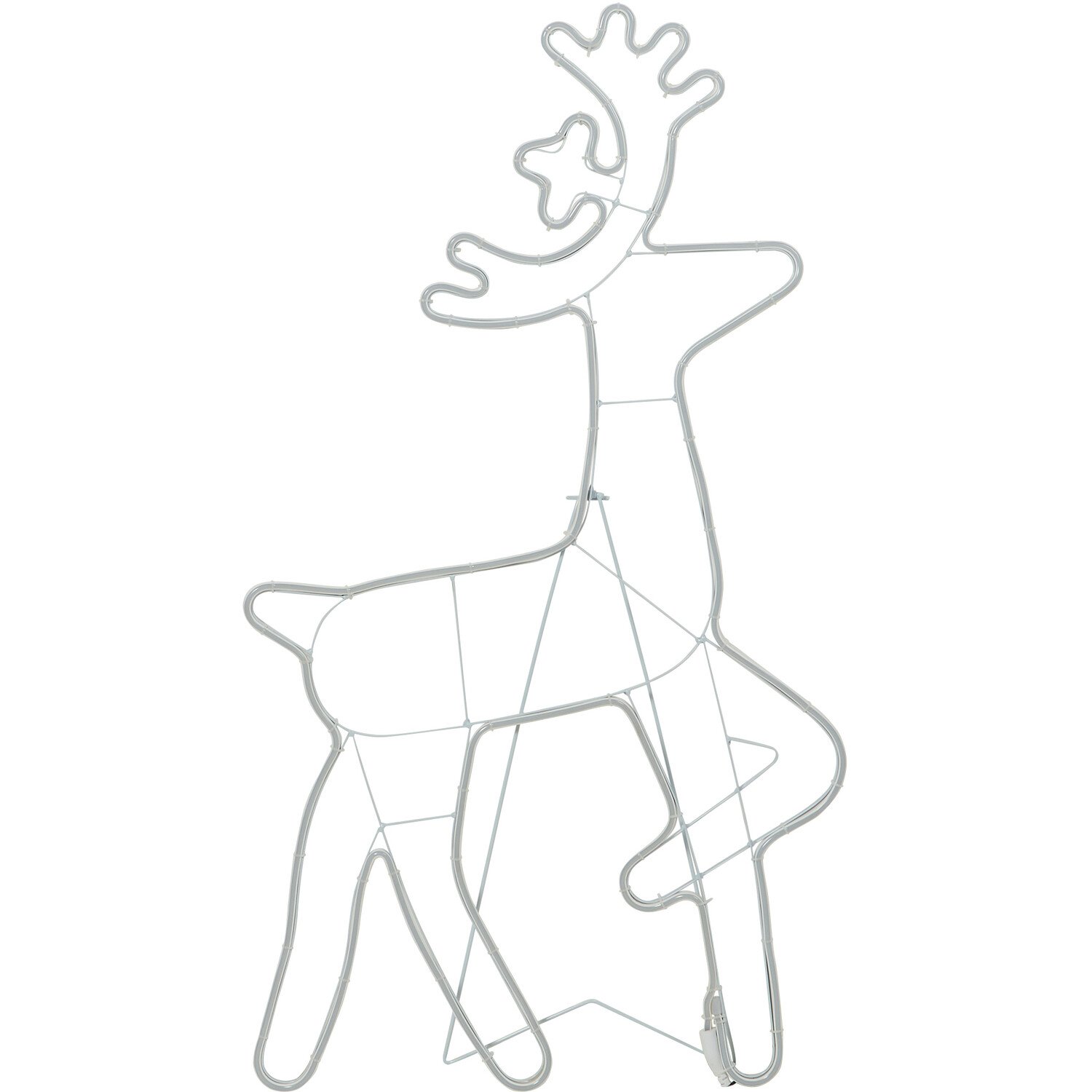 Standing Reindeer Neon Rope Light Image 2