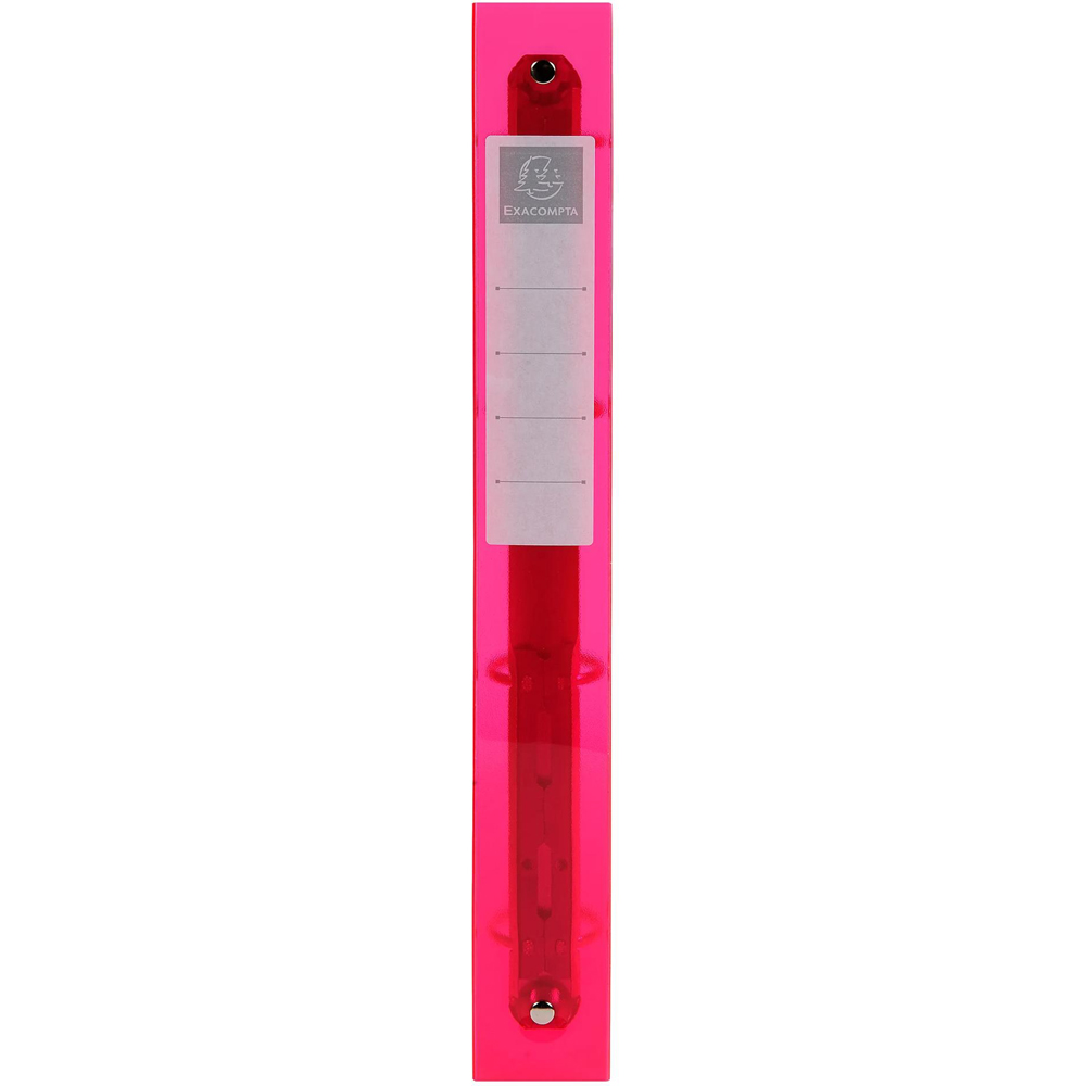 Exacompta Iderama Rigid A4+ Pink PP 4R Ring Binder 30mm 10 Pack Image 4
