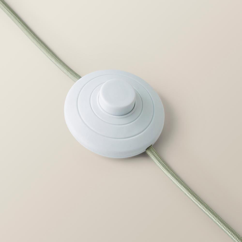 ValueLights Floral Pleated Shade Pastel Green Bobbin LED Floor Lamp with Bulb Image 6