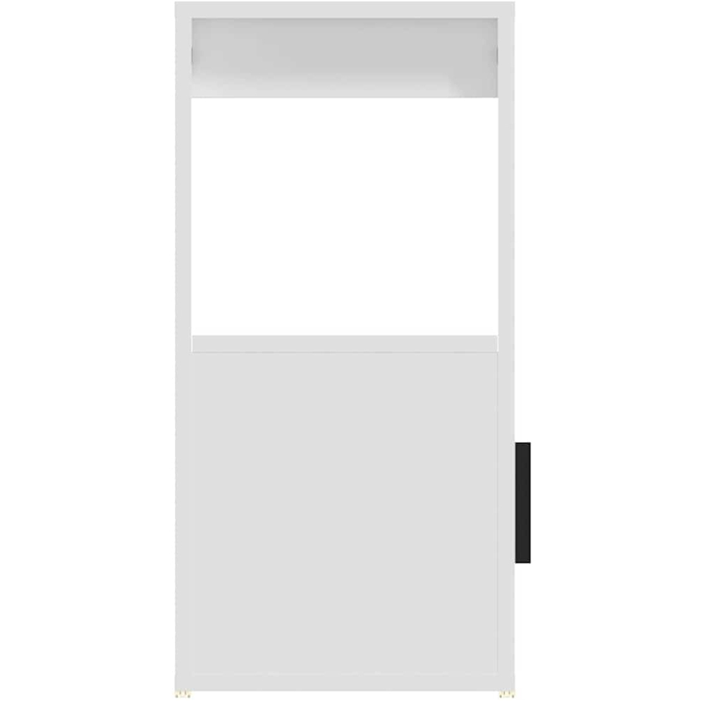 vidaXL 2 Door 2 Shelf White Sideboard Image 7