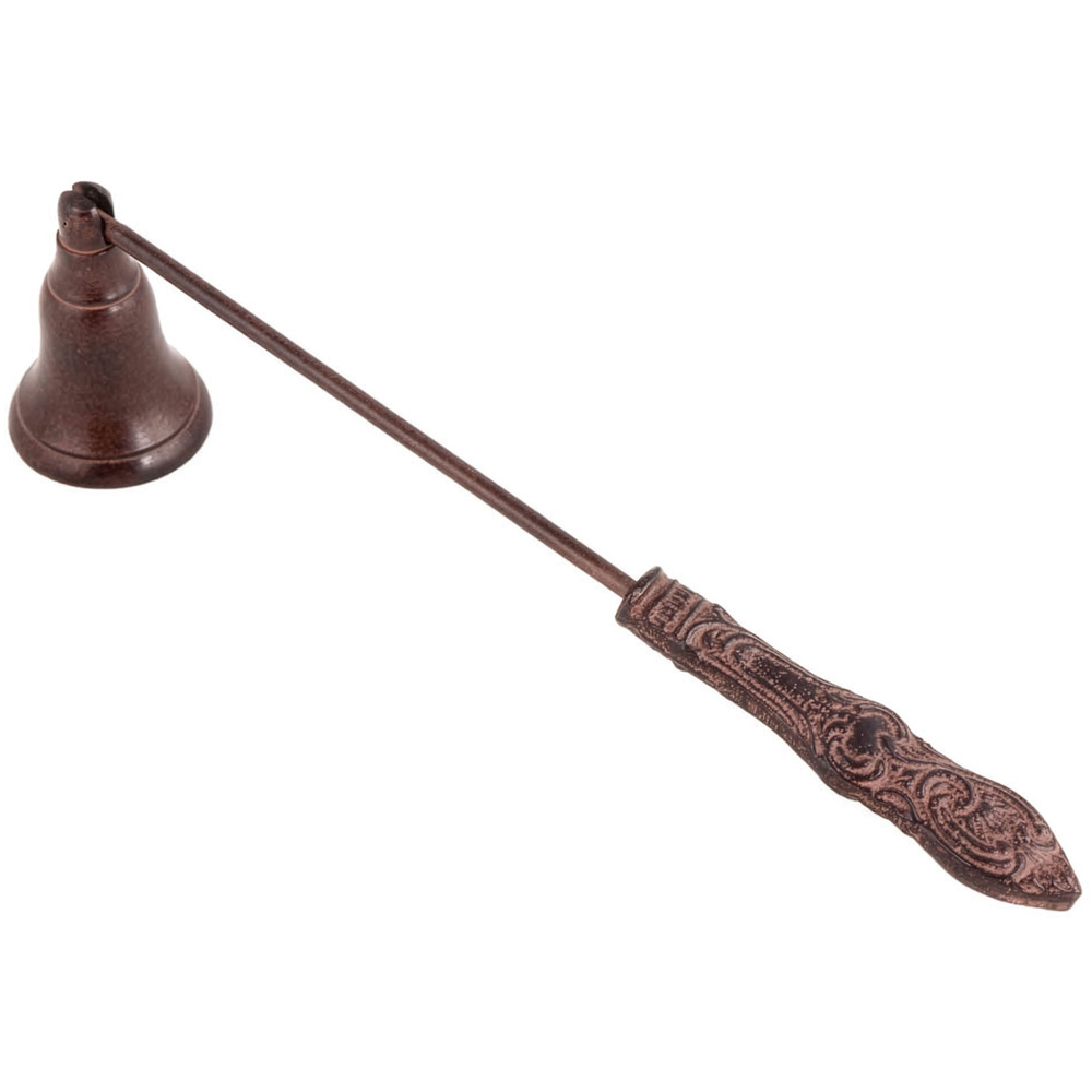 Dibor Antique Brown Cast Iron Candle Snuffer Image 1