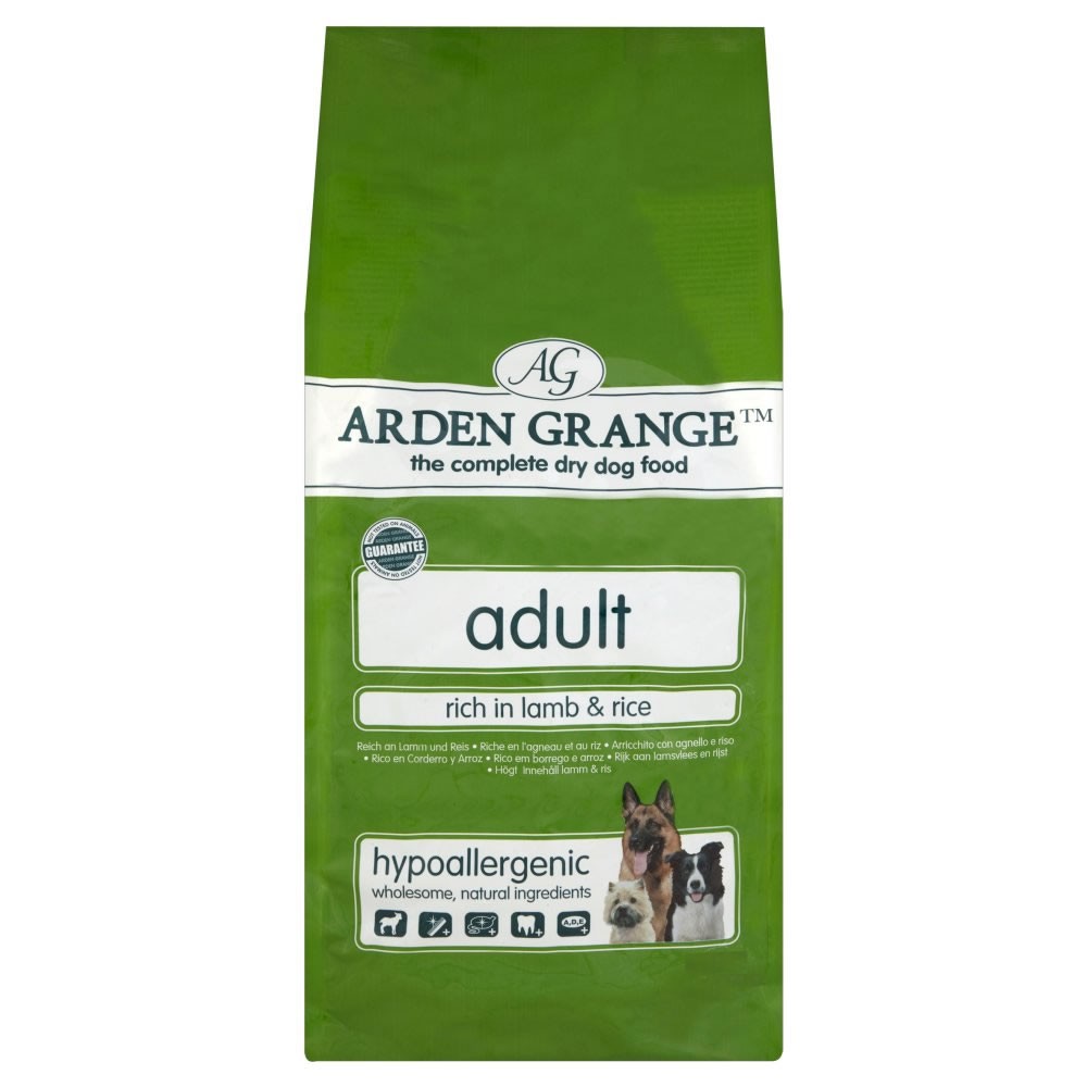 Arden Grange Adult Complete Lamb and Rice Dog Food 2kg