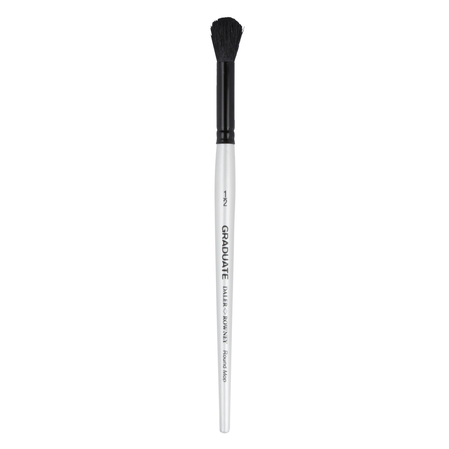 Daler-Rowney Black Goat Round Mop Short Handle Brush - 1/2 Image 2