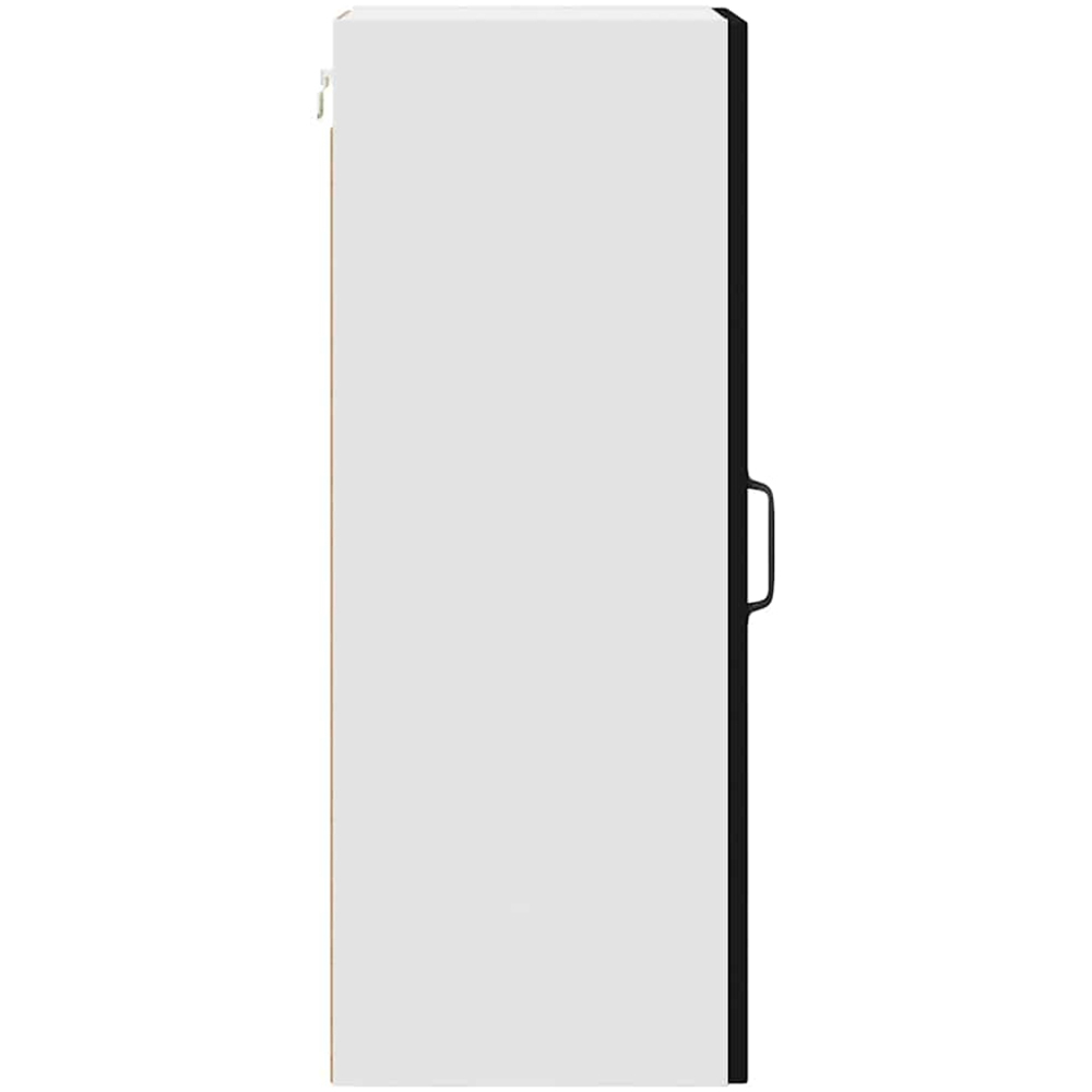vidaXL Kalmar Single Door Black Wall Kitchen Cabinet Image 7