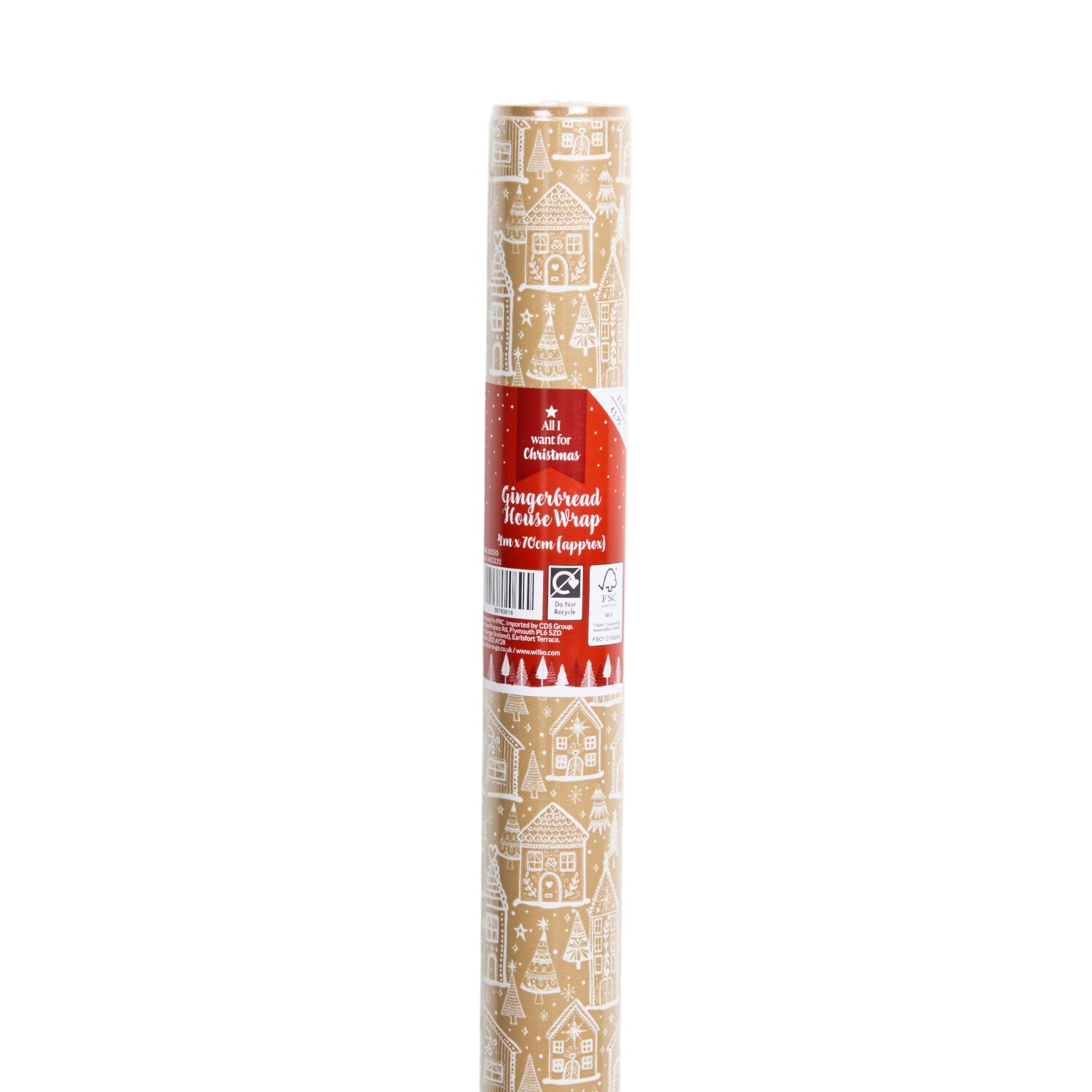 Gingerbread House Gift Wrap Image 6