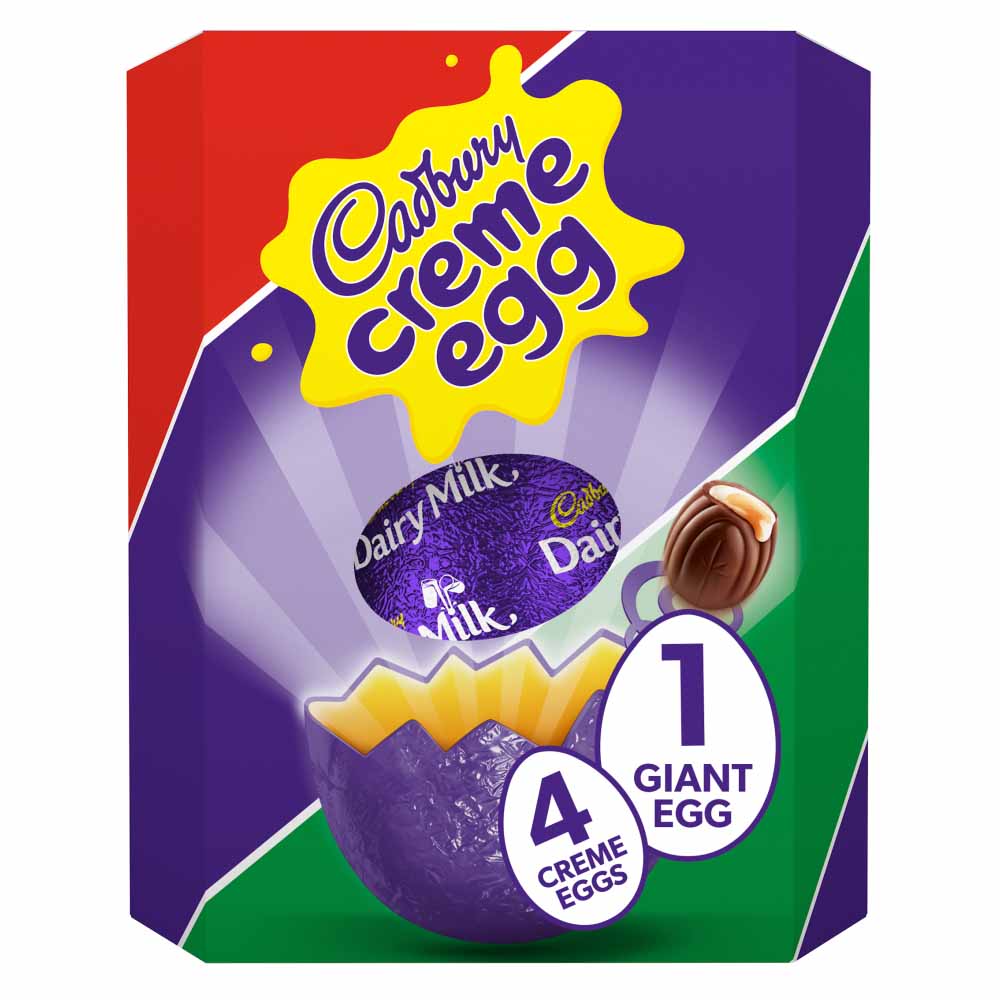 Cadbury Milk Chocolate Giant Creme Egg Easter Egg 460g Image 1