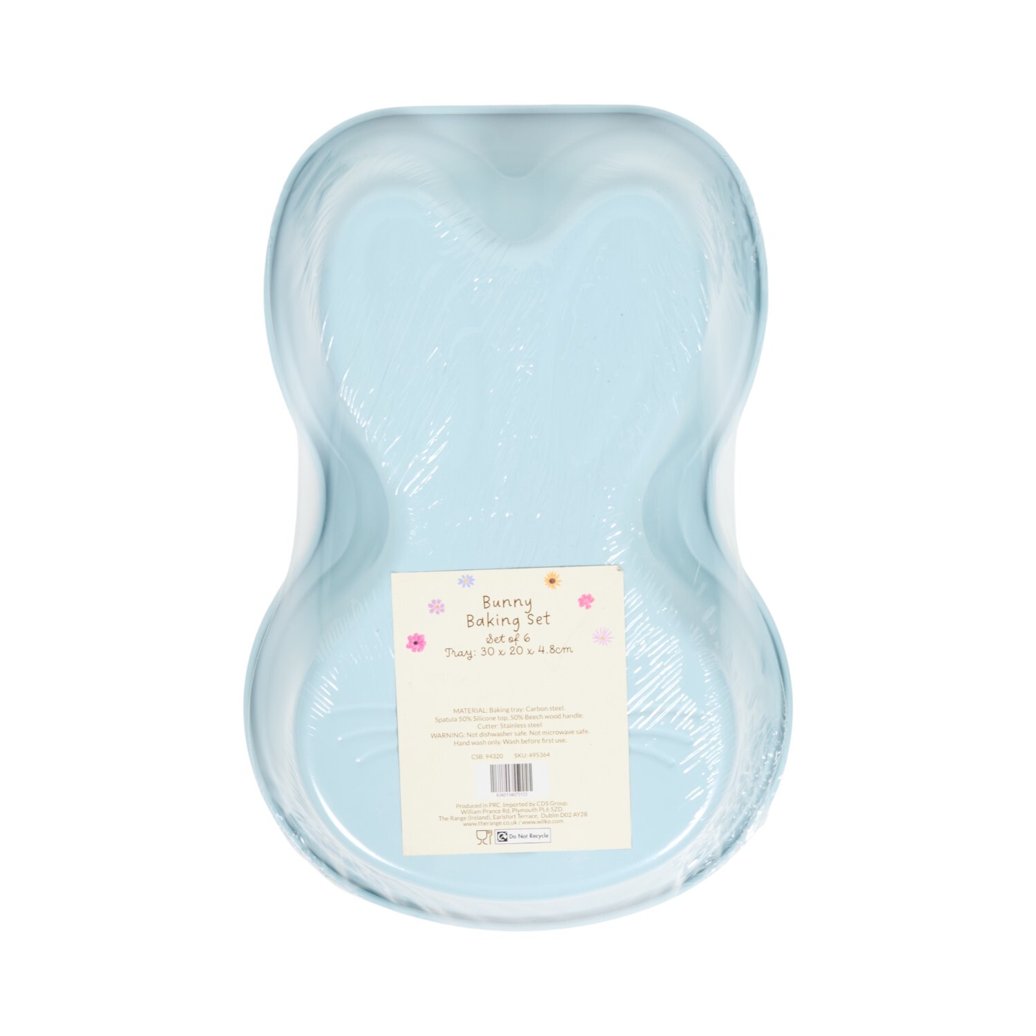 6 Piece Bunny Baking Set Blue Image 2