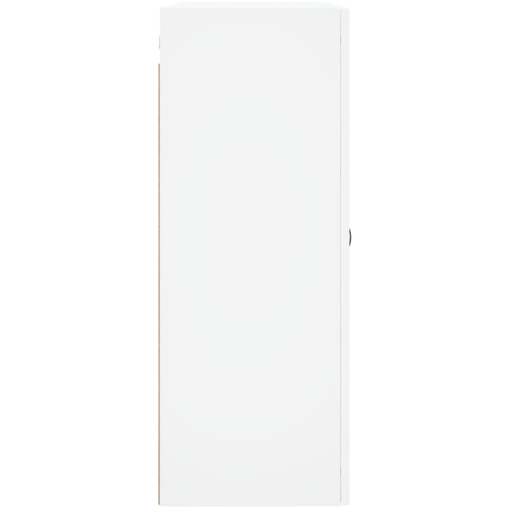 vidaXL 2 Glass Door White Wall Mounted Cabinet Image 6
