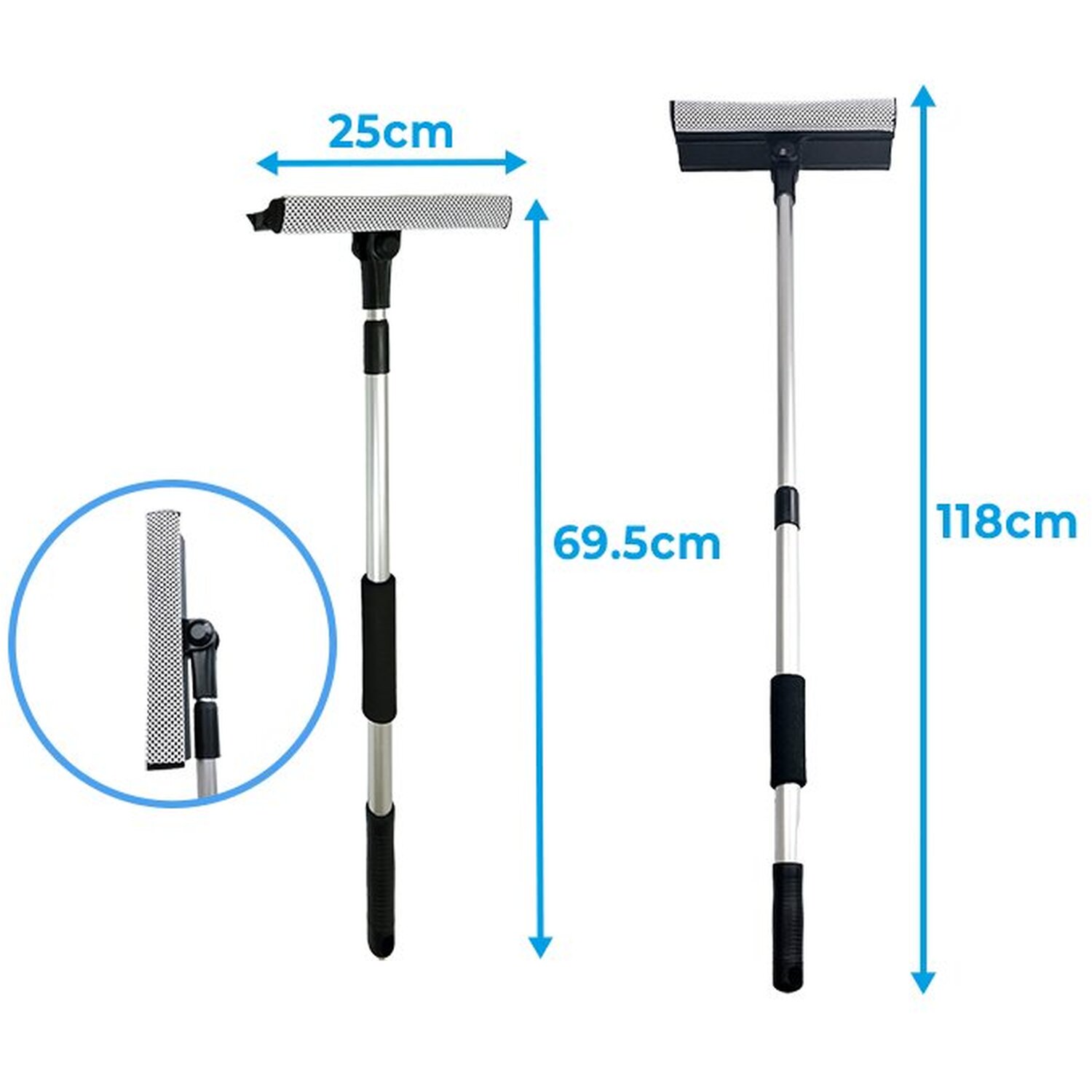 Simply Auto Telescopic Squeegee Black Image 4