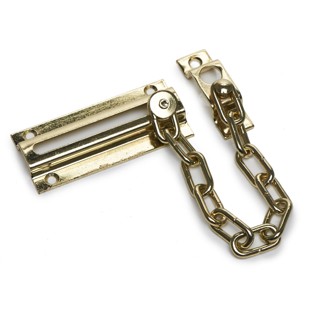 Wilko Brass-Effect Security Door Chain Image