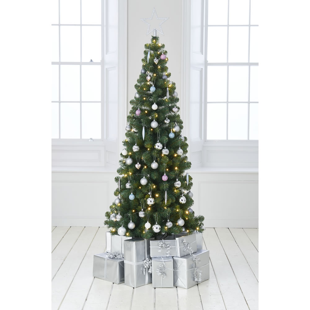 Wilko 6ft Pre Lit Green Christmas Tree Image 4