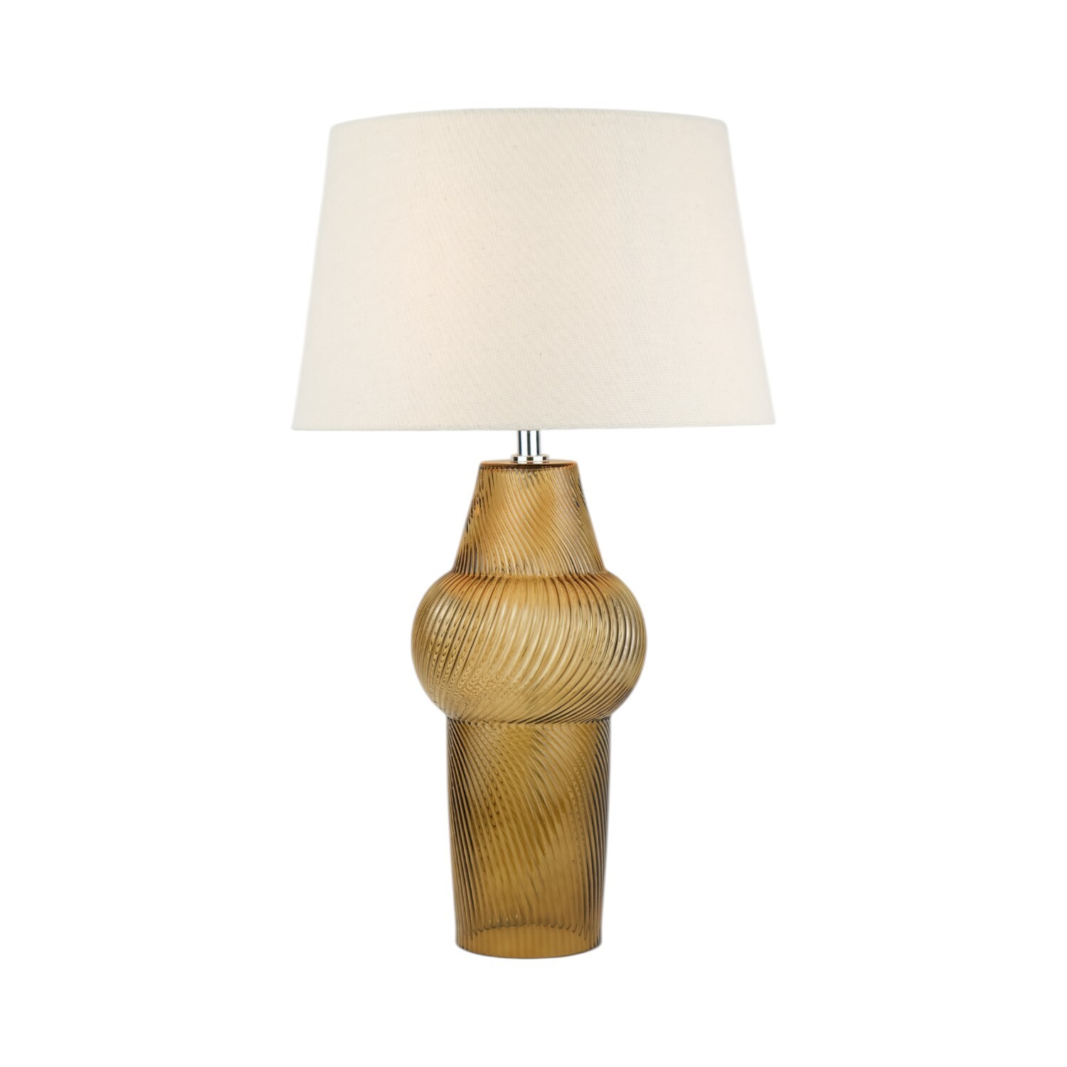 Bowie Glass Table Lamp Brown Image 4