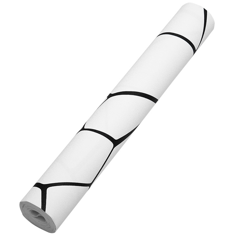 Living and Home Abstract Geometric Black and White Wallpaper Image 3