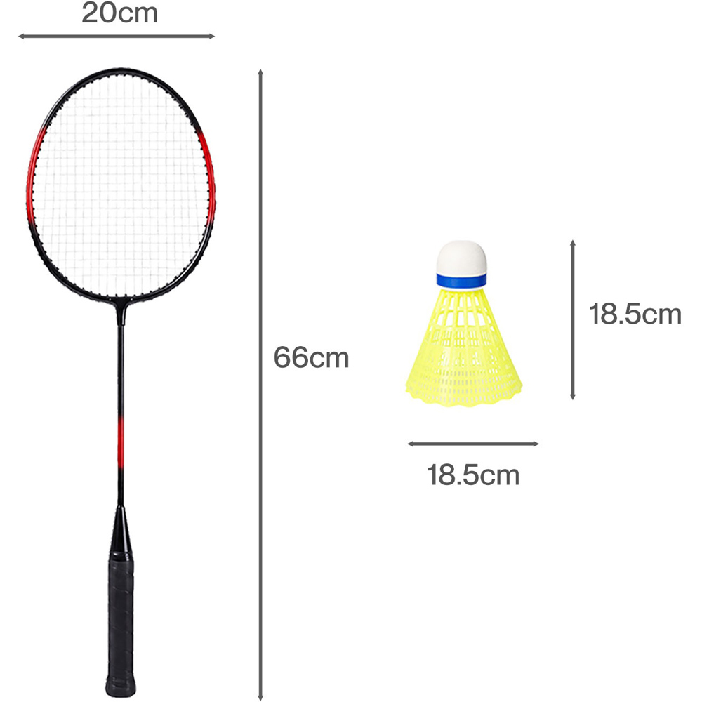 Traderight Centra 11 Piece Badminton Racket Set with Bag Image 9