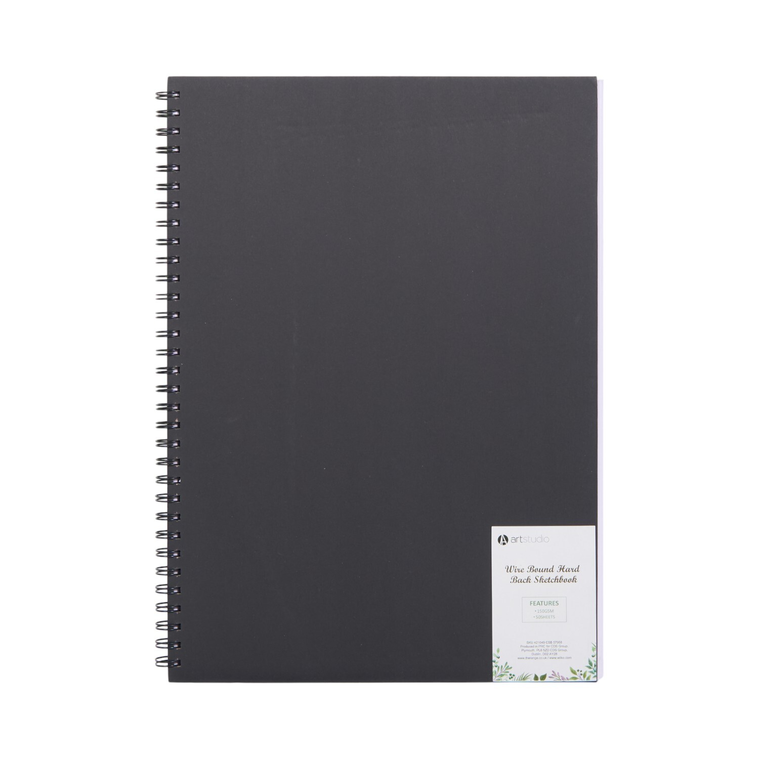 Multipack Wire Bound Sketchbooks Black Image 7