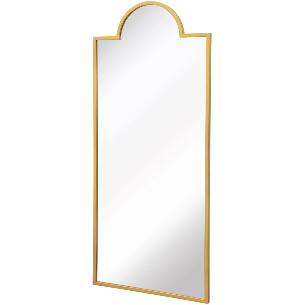MirrorOutlet The Genestra Gold Contemporary Wall and Leaner Garden Mirror 170 x 75cm Image 3