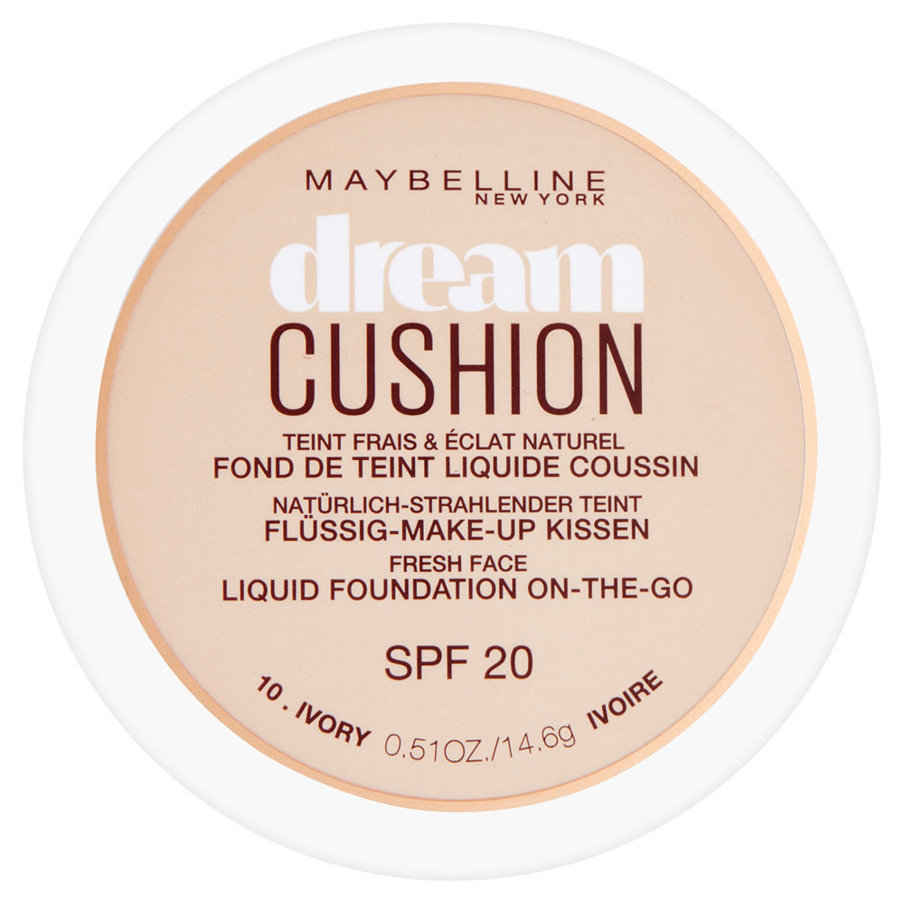 Maybelline Dream Cushion Liquid Foundation Ivory 10 30ml Image 1