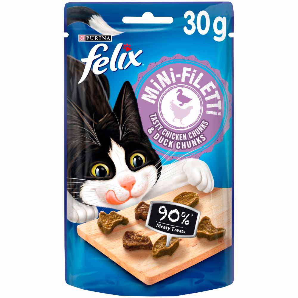 Felix Mini Filetti Cat Treats Chicken And Duck 30g Image 1