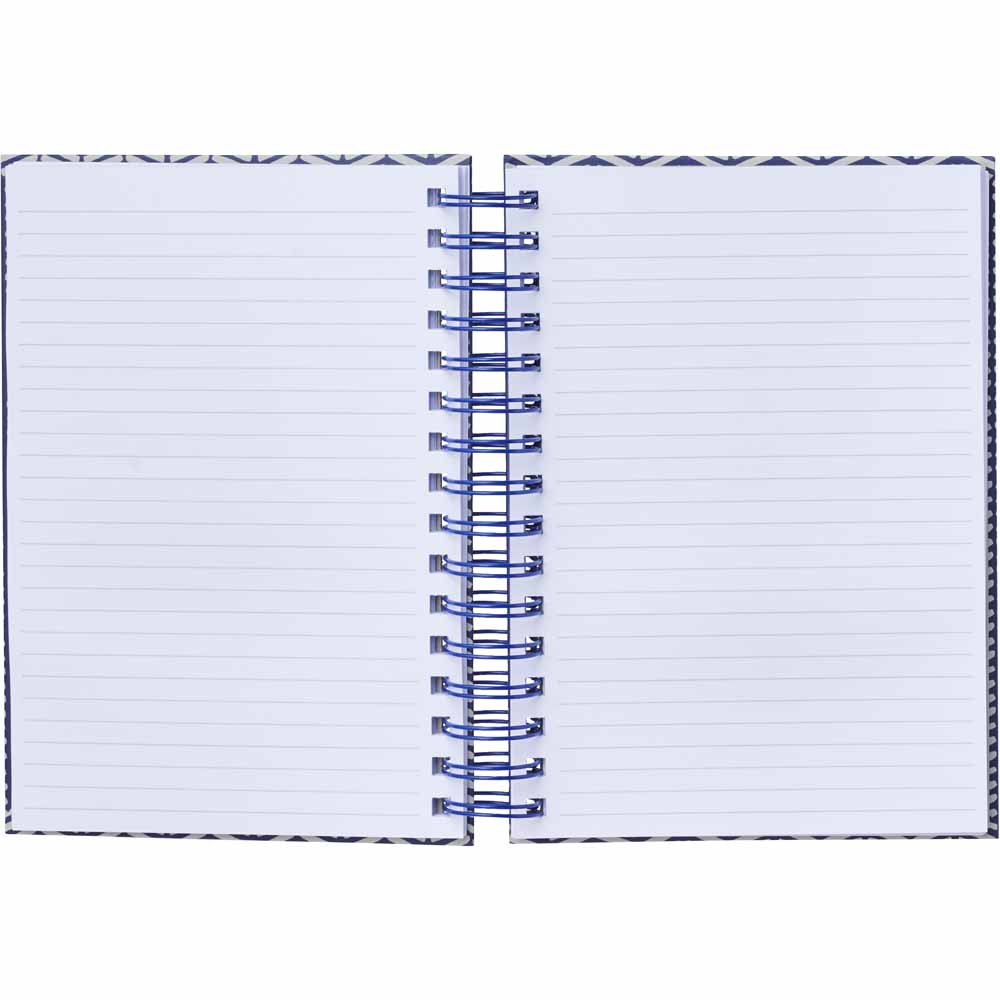 Wilko Wiro Notebook Chunky Navy A5320pg Image 2