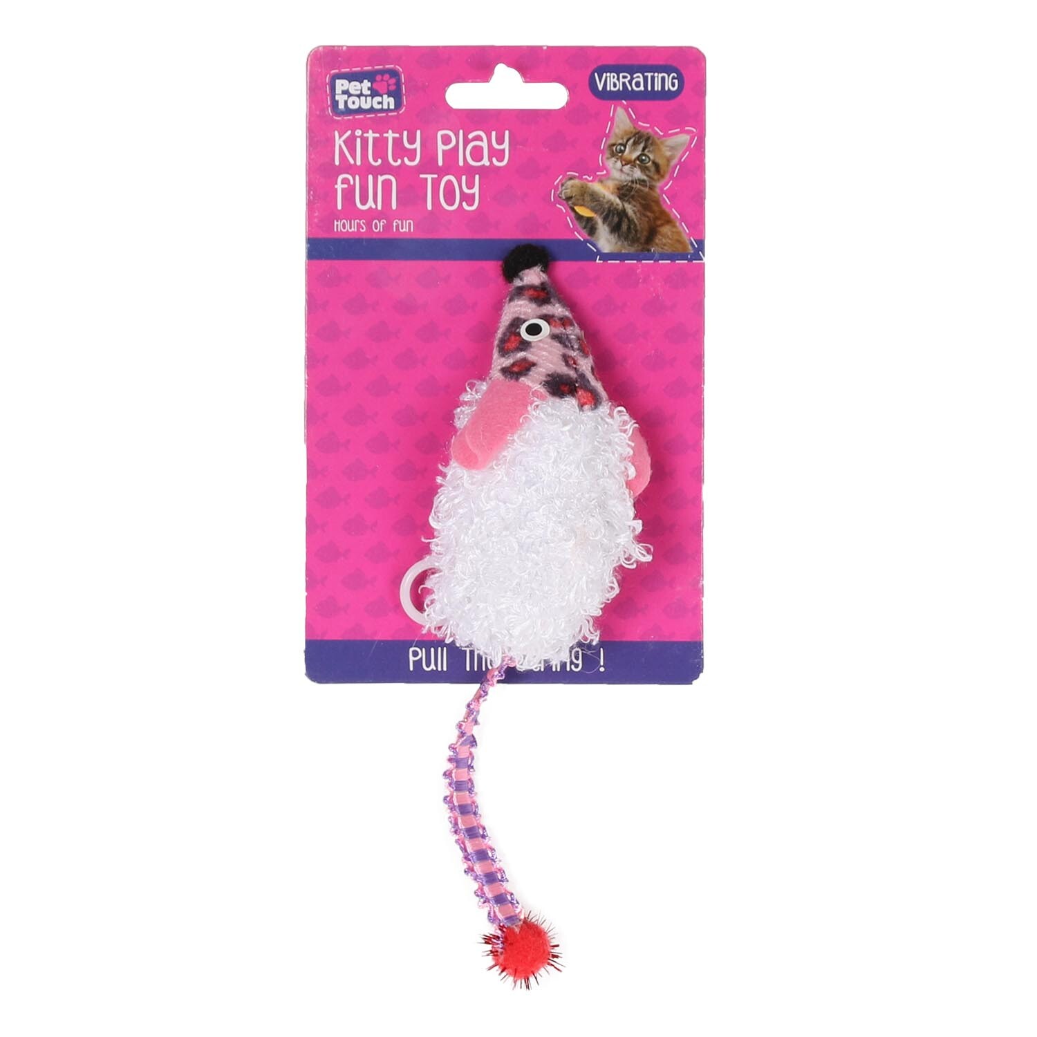 Vibrating Mouse Kitty Play Fun Toy Image 2