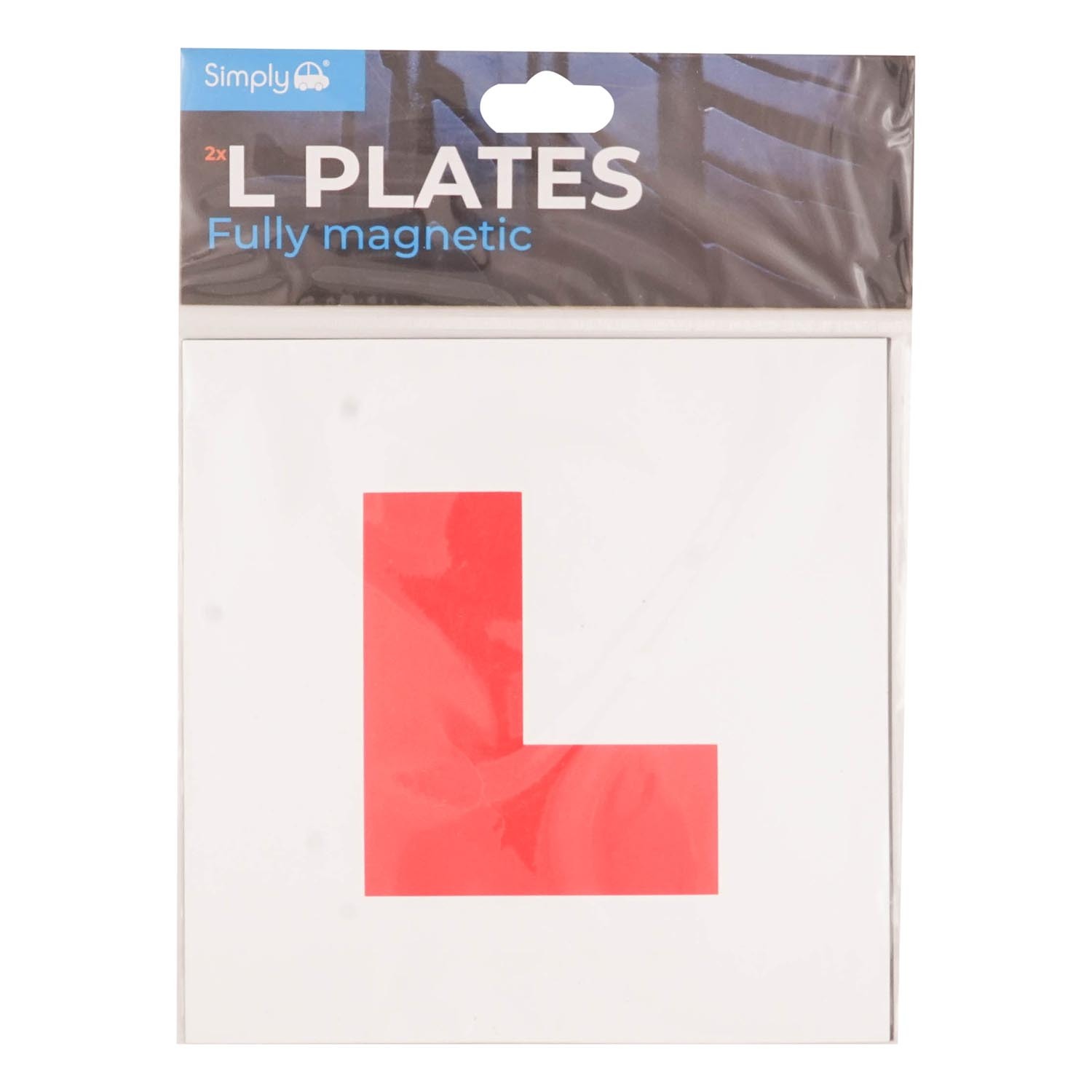 Simply Auto Fully Magnetic L Plates 2 Pack Image 1