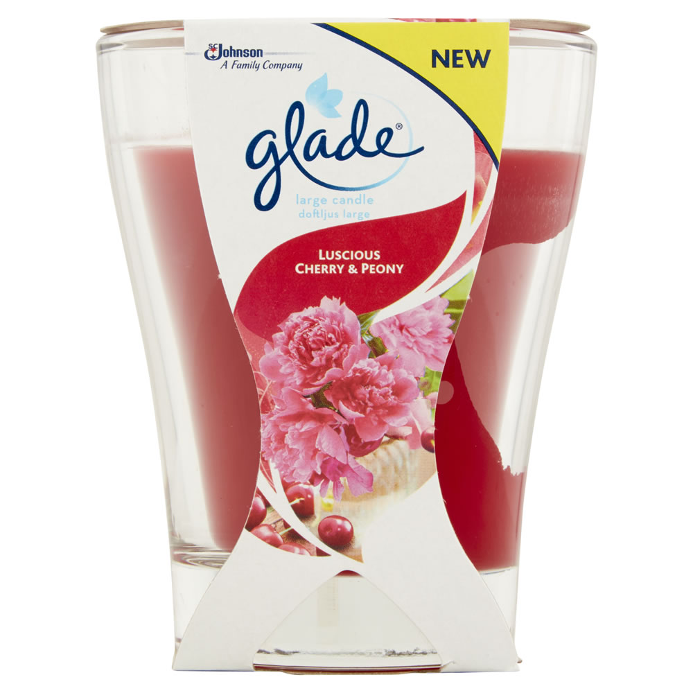 Glade Candle Peony and Cherry 8oz Image