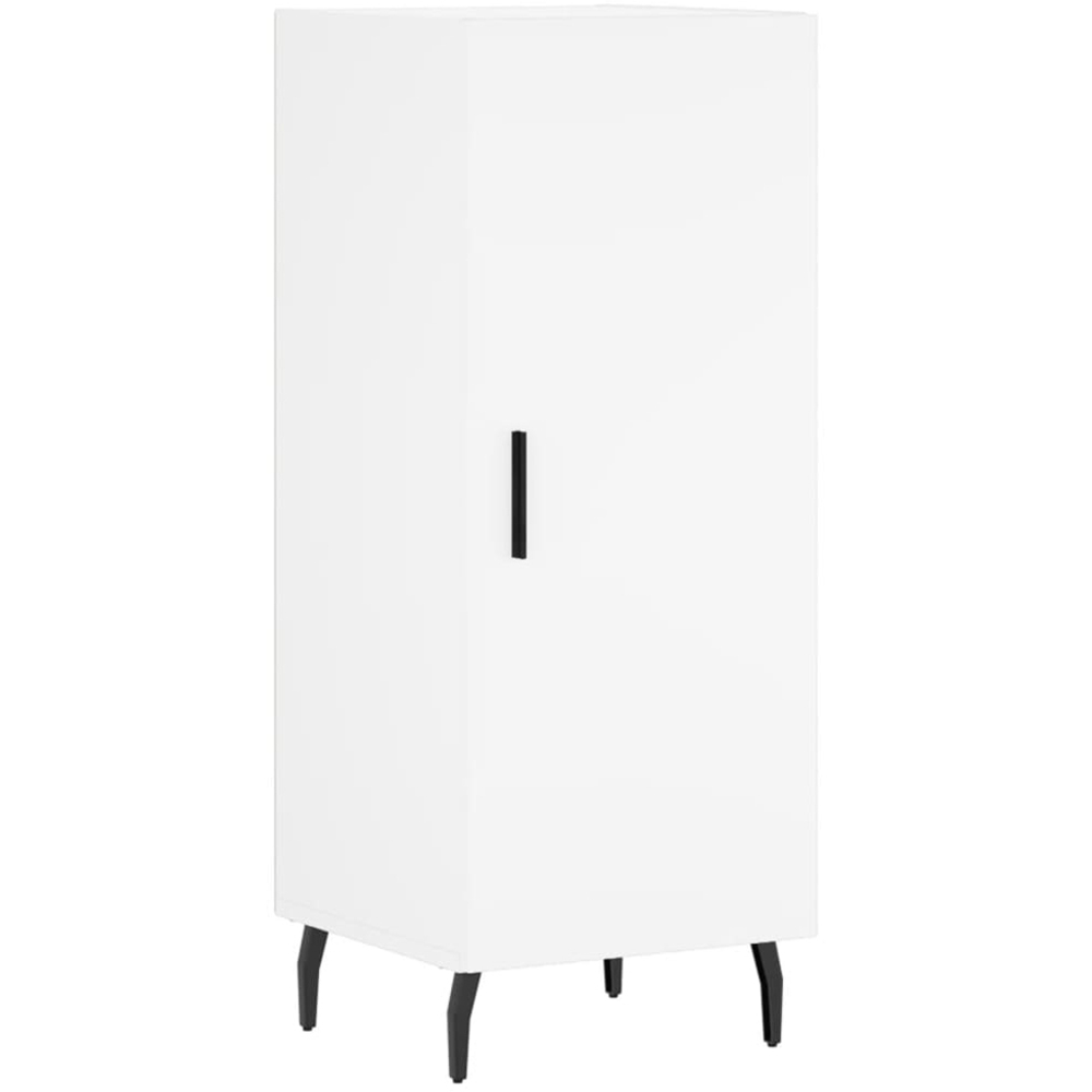 vidaXL Single Door White Sideboard Image 2