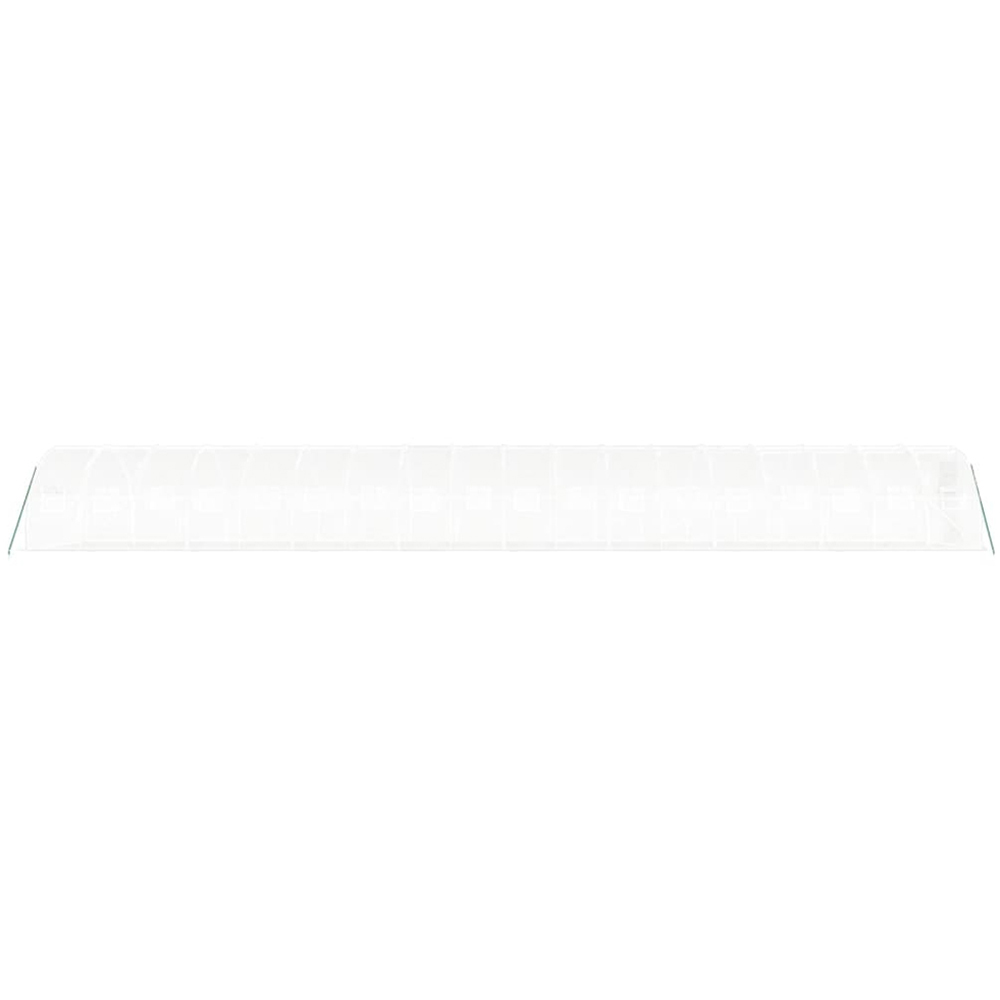 vidaXL White Polyethylene Galvanised Steel Frame 59 x 9.8ft Greenhouse Image 4