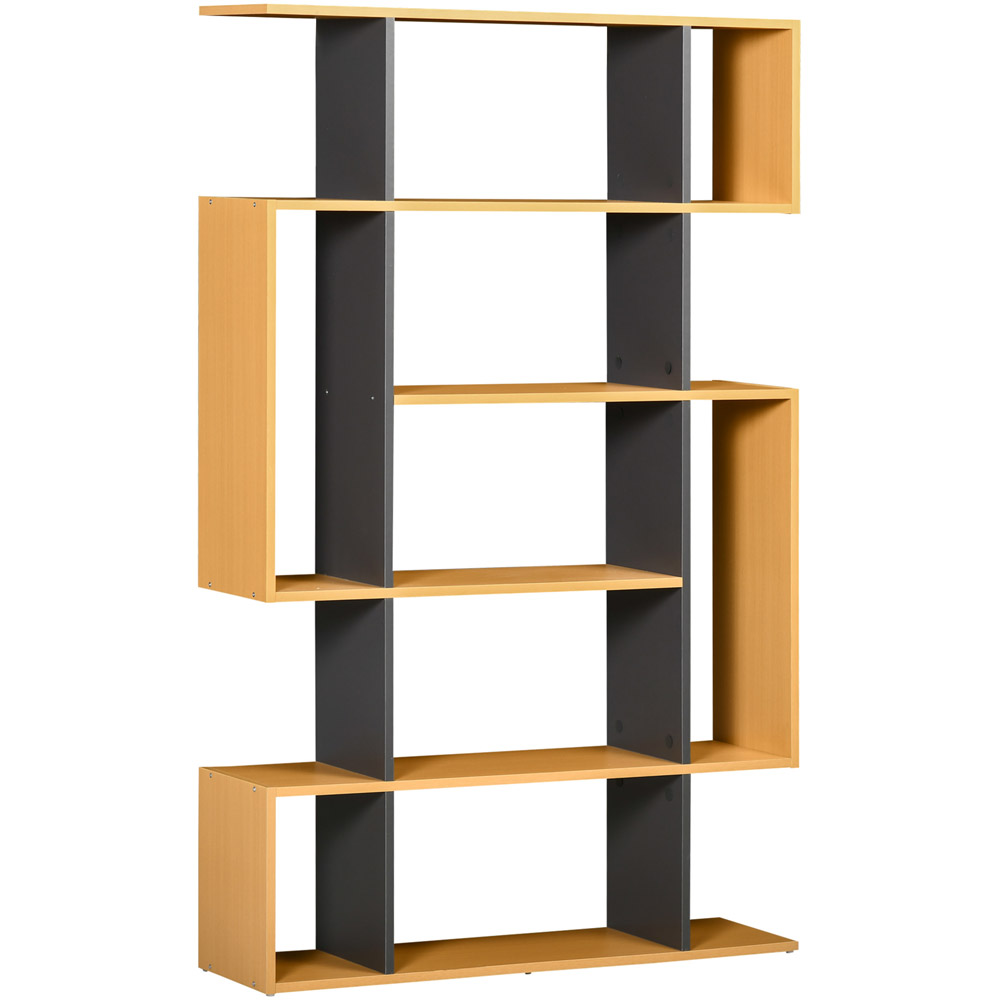 HOMCOM 5 Shelf Ladder Bookshelf Image 2