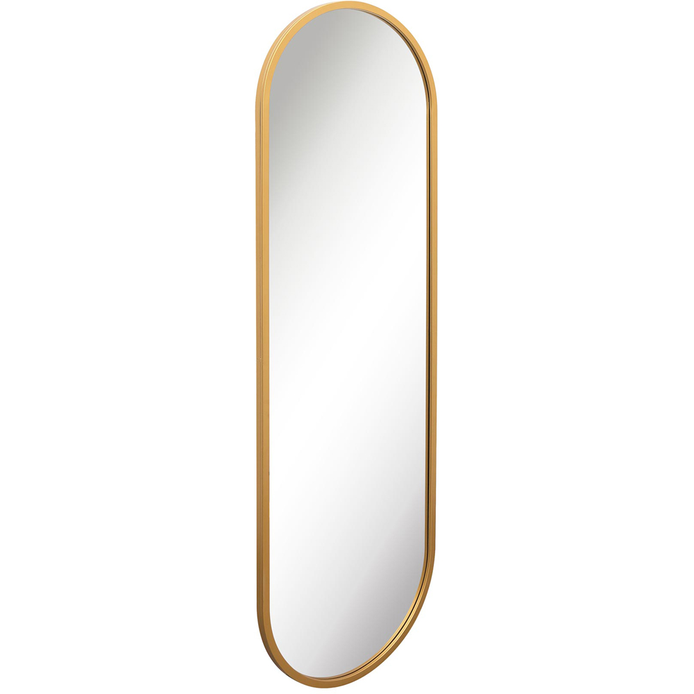MirrorOutlet The Vultus Gold Metal Double Arched Garden Wall Mirror 180 x 60cm Image 3