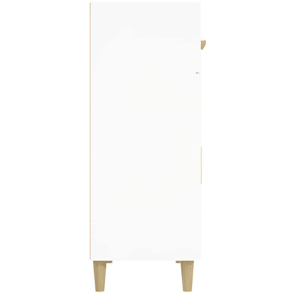 vidaXL 2 Door 2 Drawer White Sideboard Image 5