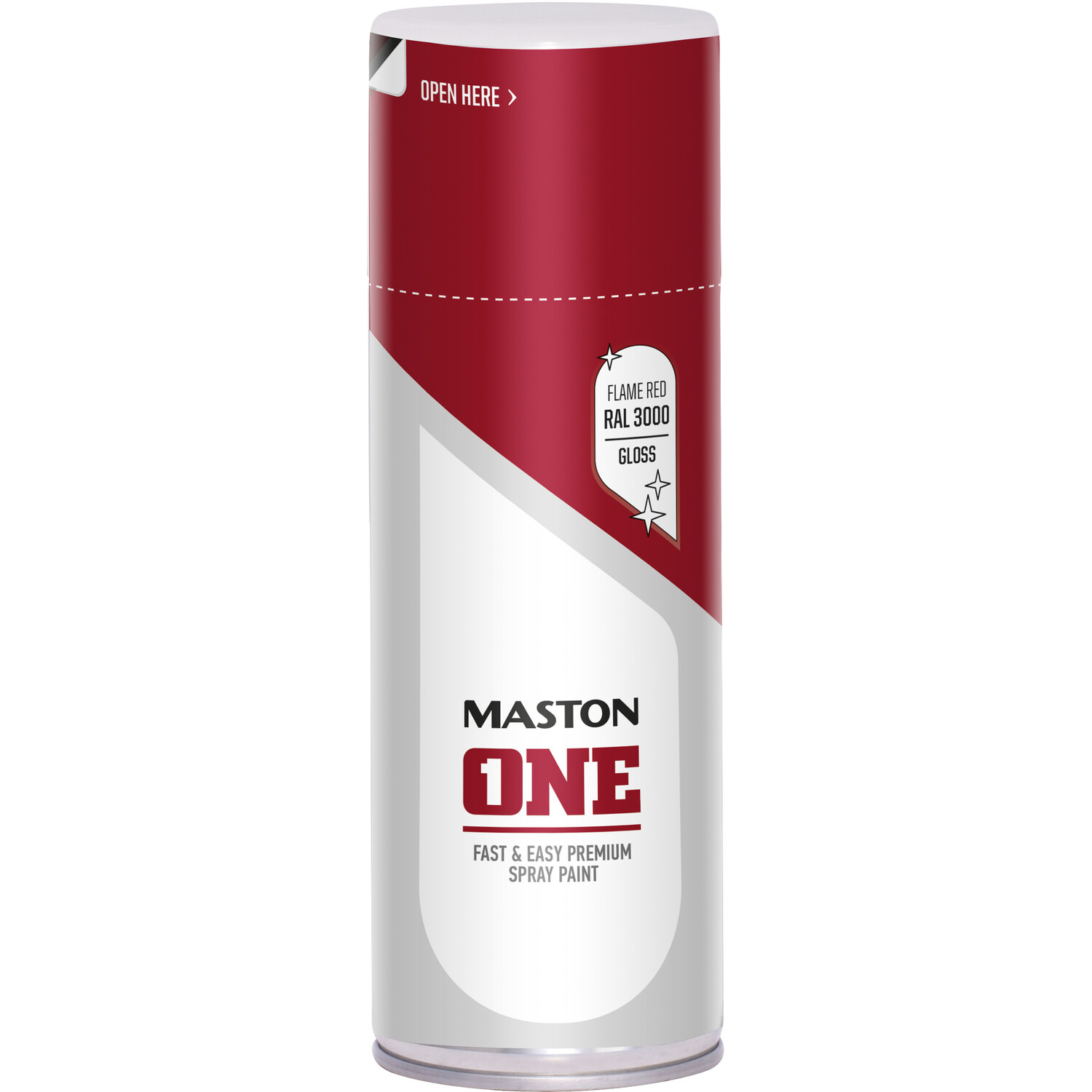 Maston One Gloss Spray Paint Flame Red Image